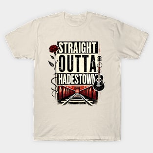 Straight Outta Hadestown - Broadway Musical Parody Design T-Shirt